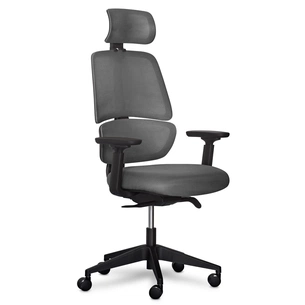 Офісне крісло Mealux Leo Air Plus Dark Grey (Y-546 KBG) зображення 1