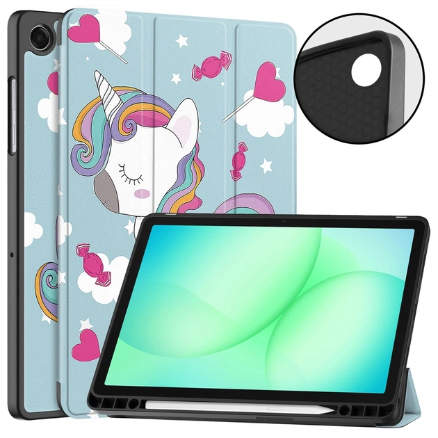 Чехол для планшета BeCover Flexible TPU Mate Samsung Galaxy Tab A11 SM-X133/X135 8.7" Unicorn (715592) - изображение 1