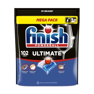 Таблетки для посудомийних машин Finish Ultimate 102 шт. (5900627119749) зображення 1