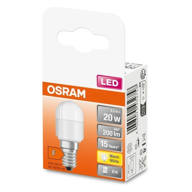 Лампочка Osram LED T26 20 2,3W/827 230V FR E14 (4058075432758) - picture 4
