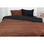 Постільна білизна MirSon Сатин Premium Dark Chocolate 0211+0055 2х160х220 (2200001718579) - зменшене зображення 3