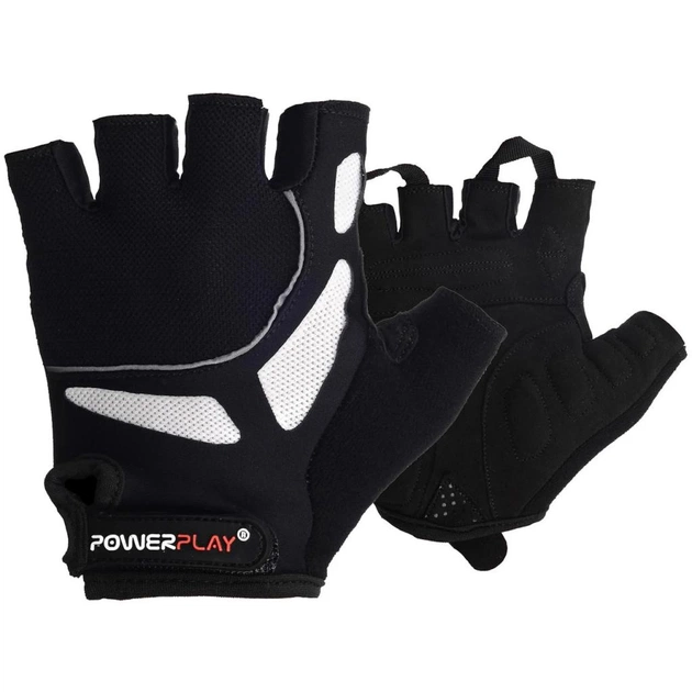 Велорукавиці PowerPlay 5087 Black M (5087_M_Black) - зображення 1
