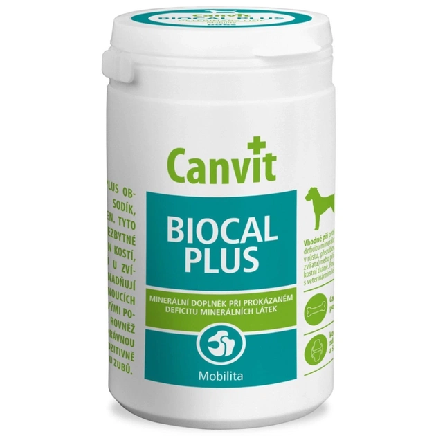 Витамины для собак Canvit Biocal Plus 1 кг (8595602507252) - изображение 1