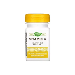 Вітамін Nature's Way Вітамін А, 3000 мкг, Vitamin A, 100 желатинових капсул (NWY-40110) зображення 1