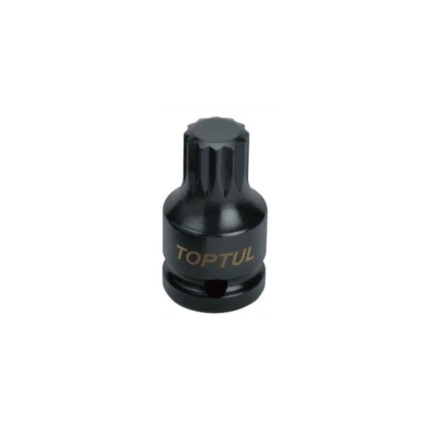 Торцева головка Toptul SPLINE ударна М14 L44мм 1/2" (KADB1614S) - зображення 1