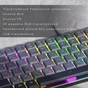 Клавіатура GamePro MK141R Red Swich Low Profile RGB USB Dark Gray (MK141R) - зменшене зображення 9