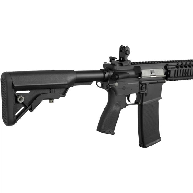 Гвинтівка страйкбольна Evolution Recon Superlite MK18 Mod 1 10.8" Carbontech AEG Black (EC47AR) - picture 4
