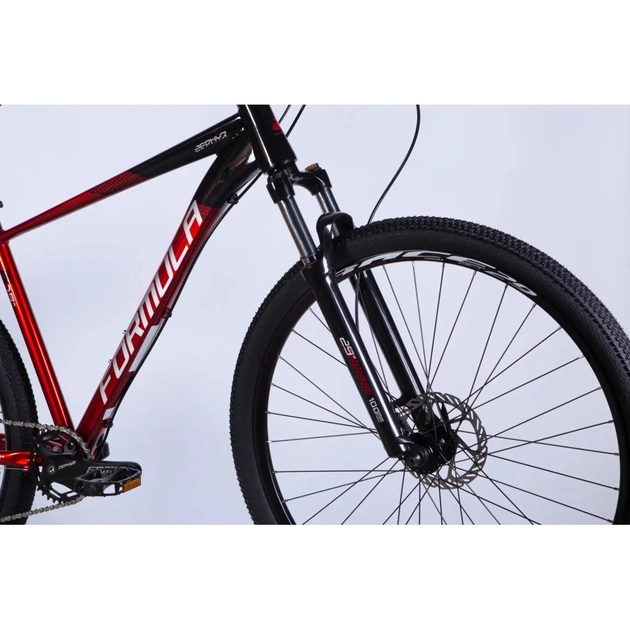 Велосипед Formula 29" ZEPHYR 1.0 HDD рама-19" AL 2026 чорно-червоний (OPS-FR-29-451) - изображение 4