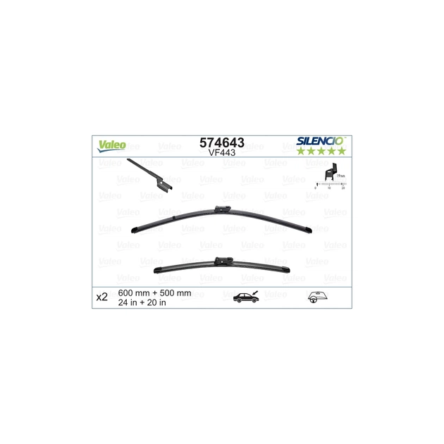 Щітка склоочисника Valeo 574643 - изображение 1