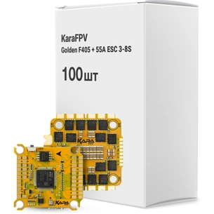 Політний стек KaraFPV Golden F405 + 55A ESC 3-8S упаковка 100 шт (Golden F405 + 55A ESC 8S box) зображення 1