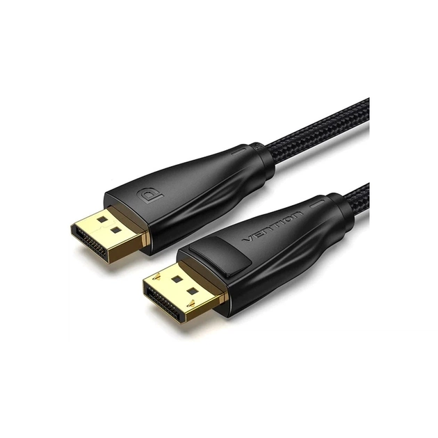 Кабель мультимедійний DisplayPort M to DisplayPort M 3.0m black Vention (HCCBI) - зображення 1