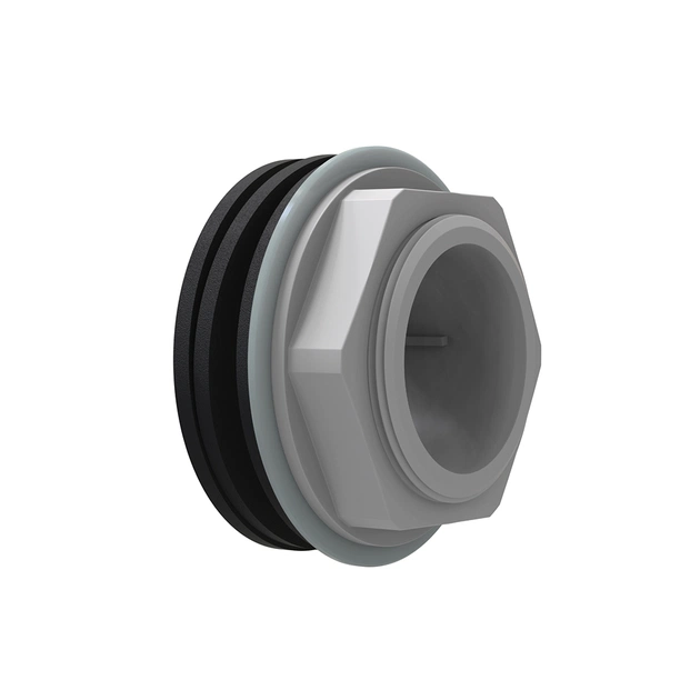 Ємність для води Вігер вертикальна харчова 1000 л вузька, кришка з клапаном біла (13230) - picture 6