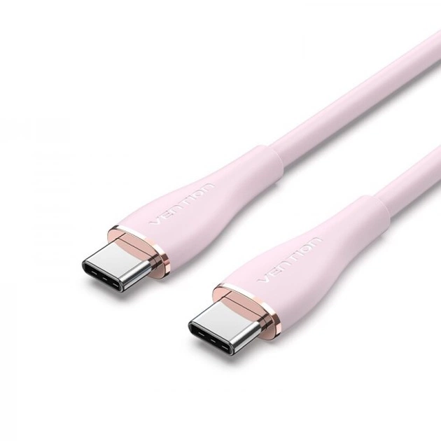 Кабель Vention USB Type-C - USB Type-C (M/M), 1 м, Pink (TAWPF) - изображение 1