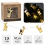 Гирлянда Chomik "Golden Deer" LED lights, 10 bulbs, warm white (5900779880993) - уменьшенное изображение 2
