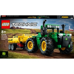 Конструктор LEGO Technic John Deere 9620R 4WD Tractor 390 деталей (42136) зображення 1