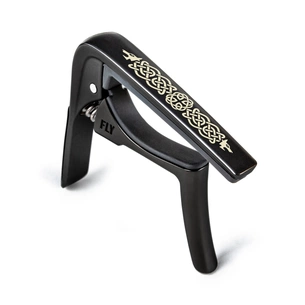 Каподастр Jim Dunlop Trigger Fly Capo Celtic Knot Edition Curved - Black (63CBKC) зображення 1