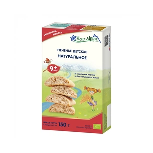 Дитяче печиво Fleur Alpine Натуральне 150 г (5412916941561) изображение 1