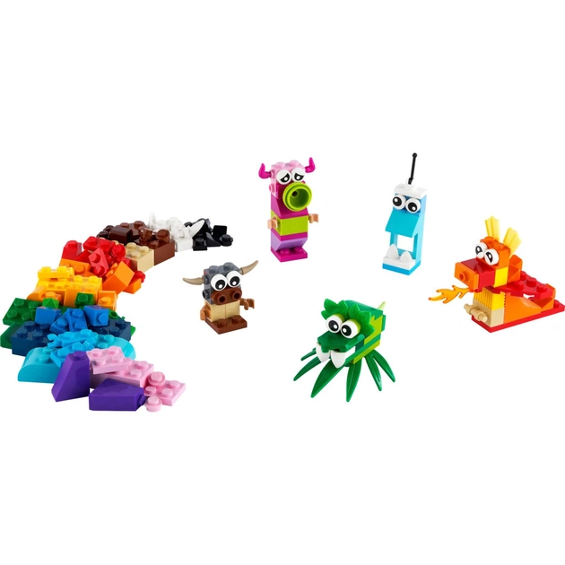 Конструктор LEGO Classic Оригінальні монстри 140 деталей (11017) - зображення 1