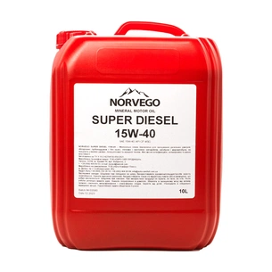 Моторна олива NORVEGO SUPER DIESEL 15W40 10л зображення 1