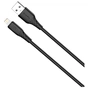 Дата кабель USB 2.0 AM to Lightning 2.0m 3A textured PVC black ColorWay (CW-CBUL095-BK) - зменшене зображення 2