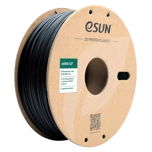 Пластик для 3D-принтера eSUN EABS-GF 1,75mm 1kg BLACK (EABS-GF-P175B1) зображення 1