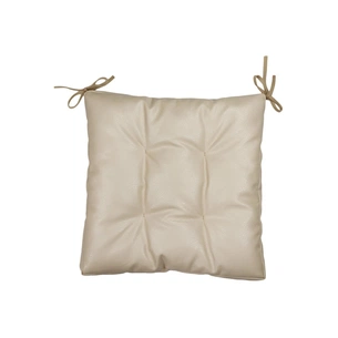 Подушка на стілець Прованс з екошкіри Кремова 40х40 (034077) зображення 1