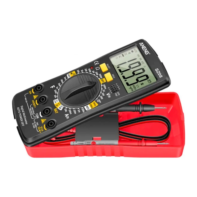 Цифровий мультиметр ANENG SZ08, V, A, R, C, T, F, функція hFE (SZ08) - picture 3