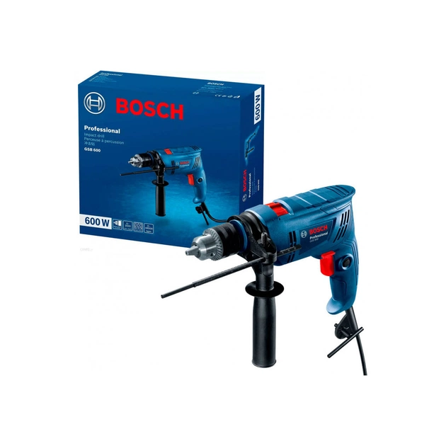 Дриль Bosch GSB 600, 600Вт, 1-10 мм, 3000 об/хв, 48000 уд/хв (0.601.1A0.320) - picture 8