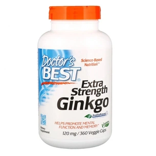 Травы Doctor's Best Супер Сильный Экстракт Гинкго 120мг, Profile Proven, 360 ге (DRB-00273) изображение 1