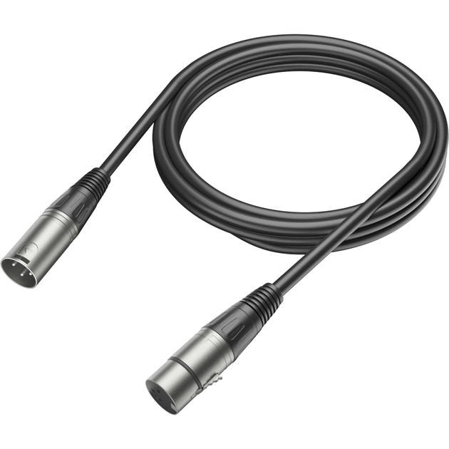 Мікрофонний кабель Fifine XLR Male to Female Black 1.8 м (L9C) - picture 1