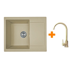 Мийка кухонна Adamant Minimal Сахара + змішувач (1824296912302) зображення 1