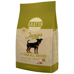 Сухий корм для собак ARATON Junior All Breeds 3 кг (ART45962) зображення 1