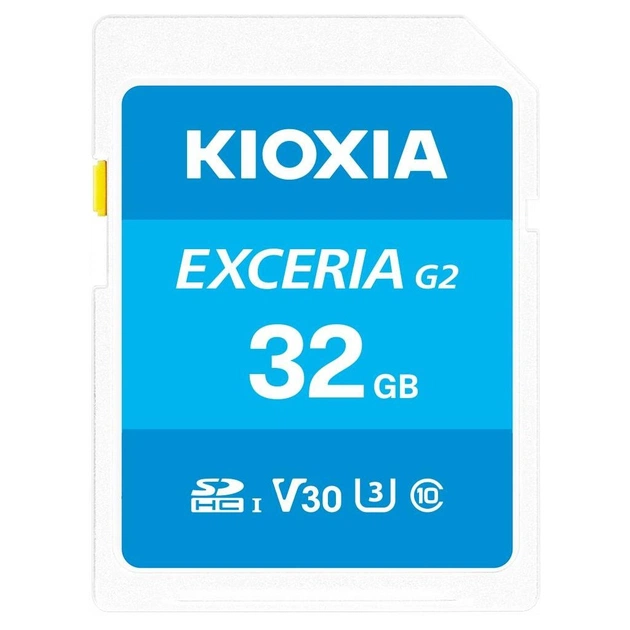 Карта пам'яті Kioxia 32GB SDXC class 10 UHS-I U3 V30 Exceria G2 (LNEX2L032GG4) - зображення 1