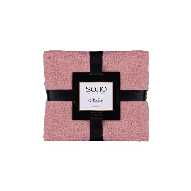 Плед Soho флісовий 200x230 см Pattern light pink (1001К) - изображение 1
