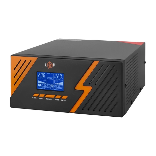 Пристрій безперебійного живлення LogicPower LPM - PSW-1500VA, 1050W, Black (22754) - зображення 1