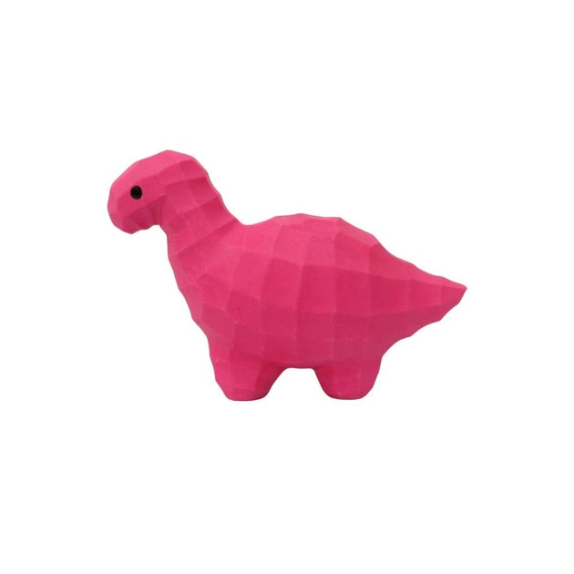 Игрушка для собак MISOKO&CO Динозавр 21.5 см розовая (BEIRJ06374-RO) - изображение 1
