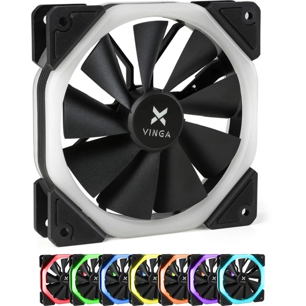 Кулер для корпуса Vinga RGB fan-04 - изображение 1