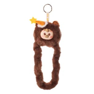 Мягкая игрушка Tangle с кольцом diudiu baby Furry Bear Cocoa Brownie (HWTANGLE02D01-BD01) изображение 1