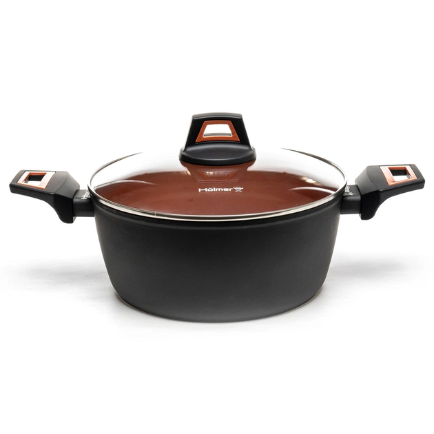 Каструля Hölmer кована з кришкою CR-1325-SBMCL Carrot 2,5 л (CR-1325-SBMCL Carrot) - зображення 2
