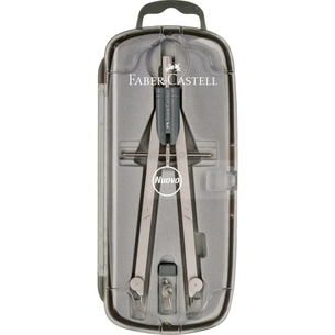 Циркуль Faber-Castell Compass brass "School" діаметр до 300 мм (31685) зображення 1