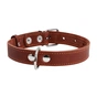 Нашийник для тварин Collar одинарний Ш 25 мм Д 38-50 см коричневий (02196) - зменшене зображення 3