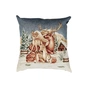Наволочка Прованс гобеленова Блакитне сяйво 45х45см Оленята (4823093450172) - зменшене зображення 1