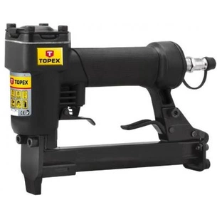 Степлер будівельний Topex пневматичний, скоби типу 80 (6 - 16 мм), 5 - 8 бар (74L232) зображення 1