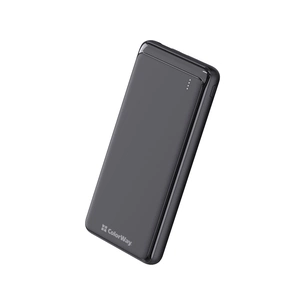 Батарея універсальна ColorWay 10 000 mAh Slim (USB QC3.0 + USB-C Power Delivery 18W) Black (CW-PB100LPG3BK-PD) зображення 1