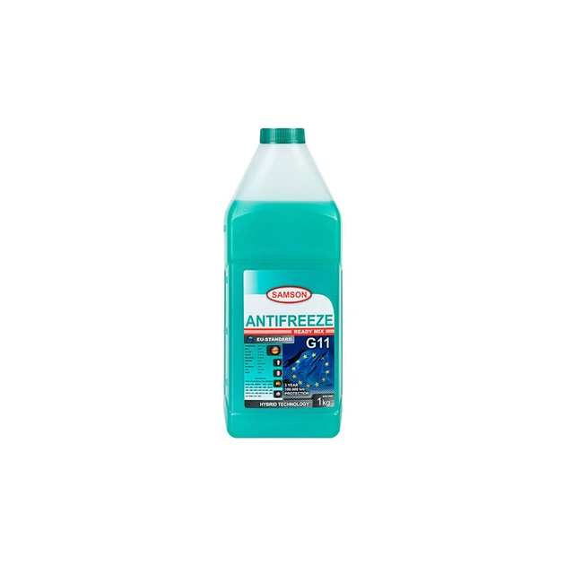Антифриз SAMSON EU-Standard G11 (-40) 1кг. (зелений) (802019) - изображение 1