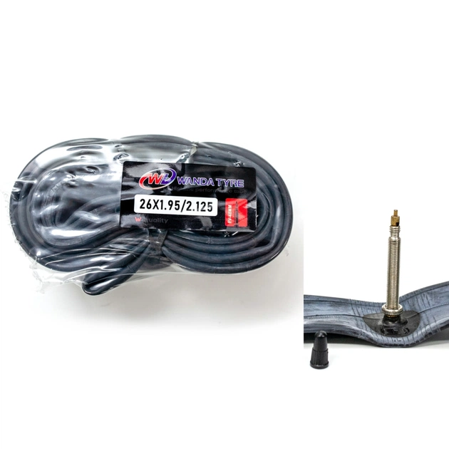 Велосипедна камера Wanda 26x1.95/2.125 FV Presta 48мм (TUB-064) - зображення 1