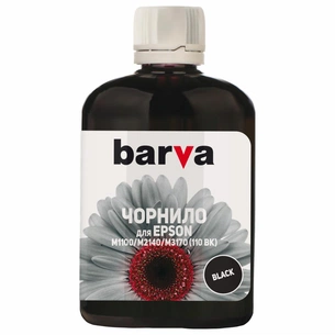 Чорнило Barva EPSON M1100/M3170 (110) BLACK 100мл Pigm. (E110-724) зображення 1