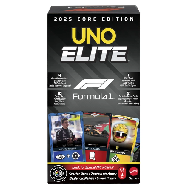 Настольная игра UNO Elite "F1" (JLV42) - изображение 1