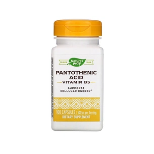 Вітамін Nature's Way ¶Пантотенова кислота, Pantothenic Acid, 250 мг, 100 капсул (NWY-40491) зображення 1