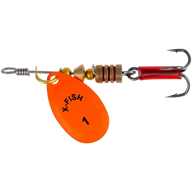 Блешня X-Fish Stark 2.5g 1 Nikel UV orange (1917.07.32) - зображення 1